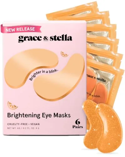 grace & stella Vitamin C Brightening Eye Patches 6 Pairs