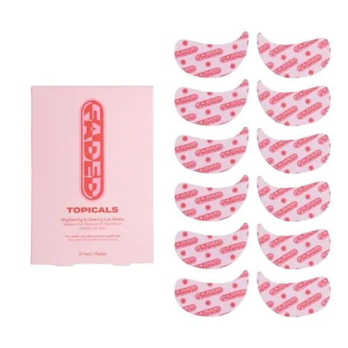 Topicals Faded Under Eye Masks Brightening Hydrogel Set of 6