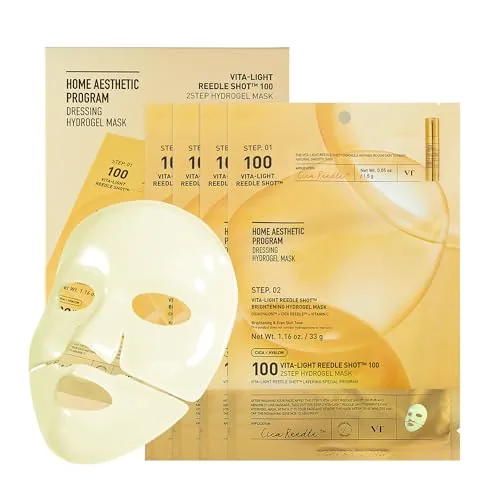 VT Cosmetics Vita-Light Reedle Shot Hydrogel Mask 4-Pack
