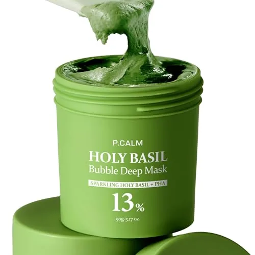 P.CALM Holy Basil Bubble Deep Clay Pore Mask