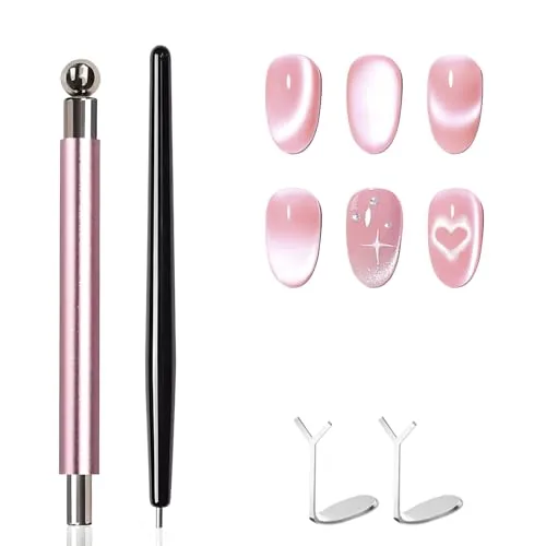 uadbau 4-Piece Cat Eye Nail Magnet Set