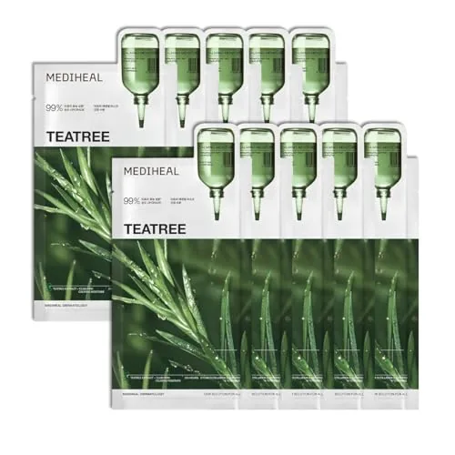 MEDIHEAL Tea Tree Sheet Mask Calming Acne-Prone 10pk