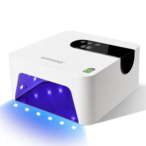 JODSONE Rechargeable UV Nail Lamp with LCD Display