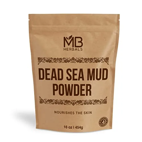 MB Herbals Dead Sea Mud 1 lb Pure Raw