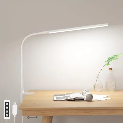 Lepro Clamp Desk Lamp 5W USB LED 3 Color Modes