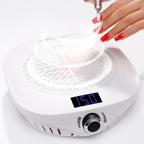 Gellen Nail Dust Collector 4000RPM 15-Speed LED