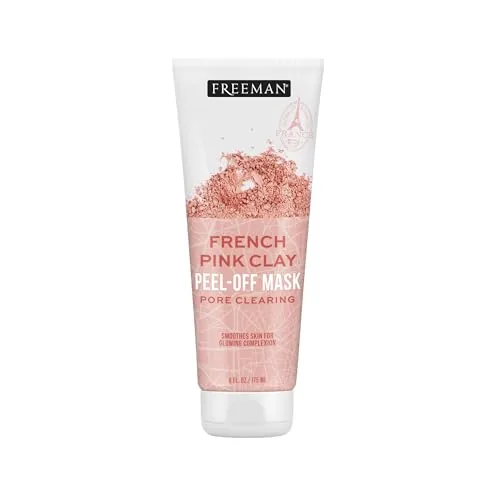 Freeman French Pink Clay Peel-Off Face Mask 6oz