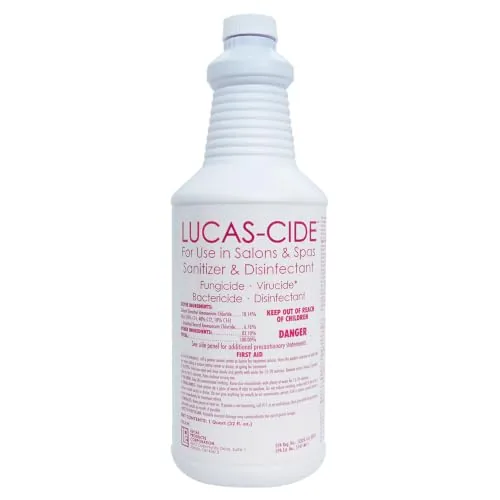 LUCAS-CIDE Salon Disinfectant Concentrate 32 fl oz Pink