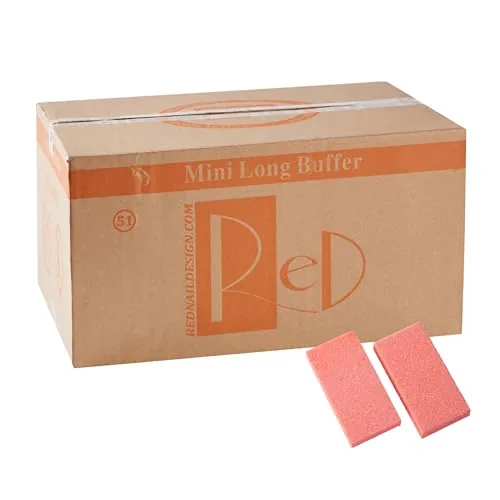 NOVAL Slim Disposable Nail Buffers 1000-Pack 100/120 Grit
