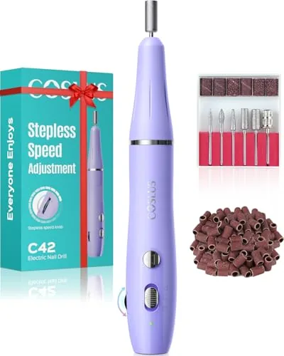 COSLUS C42 Cordless Nail Drill Stepless Speed Control