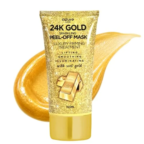 Azure Cosmetics 24K Gold Korean Peel-Off Face Mask 5oz