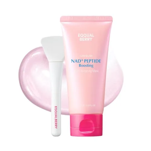 EQQUALBERRY NAD+ Peptide Peel-Off Overnight Firming Mask