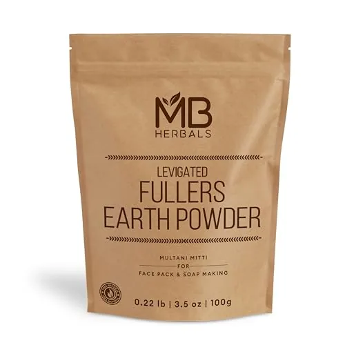 MB Herbals Fulvic Earth Powder 100g Pure Multani Mitti