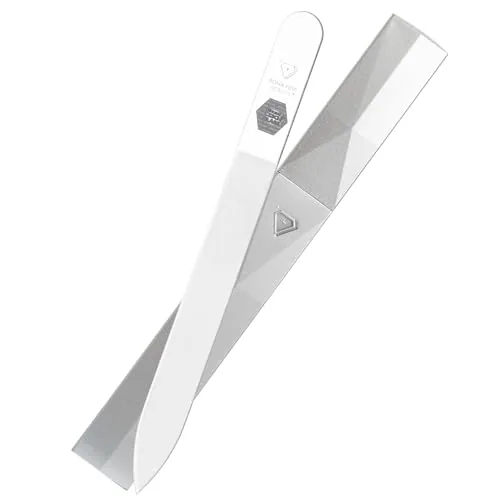 Bona Fide Beauty Czech Glass Nail File with Silver Case