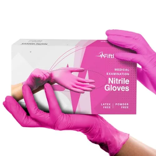FifthPulse Nitrile Disposable Gloves 3mil 50ct Medium