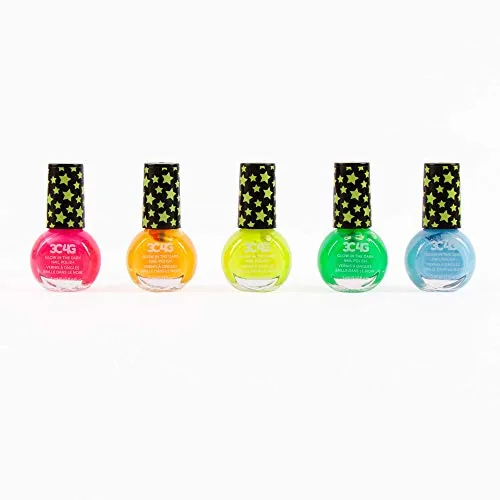 3C4G Make It Real Glow-in-Dark Nail Polish 5-Pack