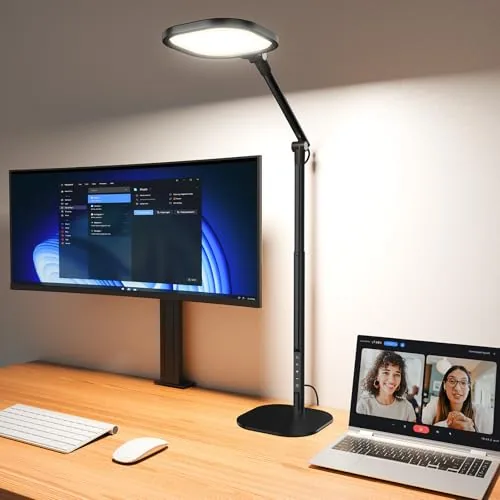 LitONES 40-Inch Edge-Lit LED Desk Lamp, 50 Modes