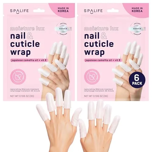 SpaLife Camellia Oil & Vitamin E Cuticle Wraps 60ct