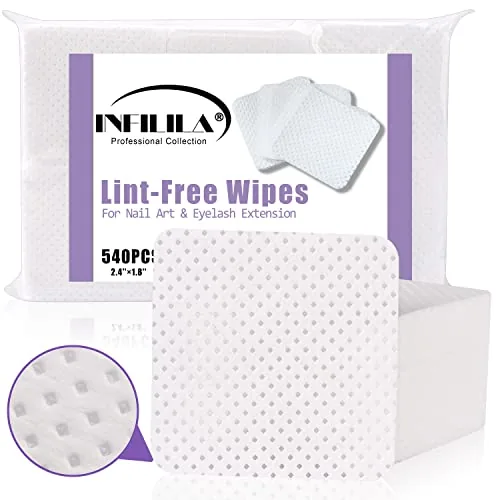 NXJ INFILILA Lint-Free Nail Wipes 540-Pack