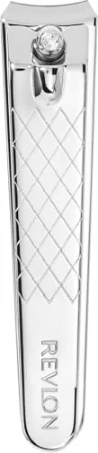 Revlon Nail Clipper with Foldaway File, Silver