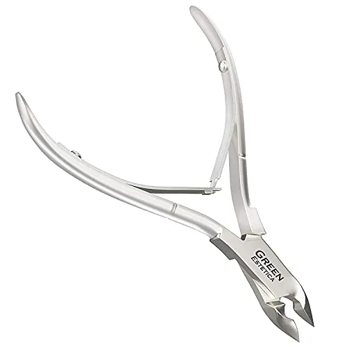 GREEN ESTETICA Cuticle Nipper Surgical-Grade Stainless Steel
