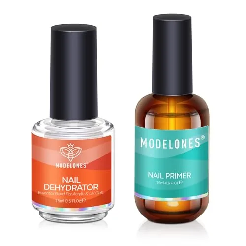 modelones Acid-Free Nail Dehydrator and Primer Prep Kit