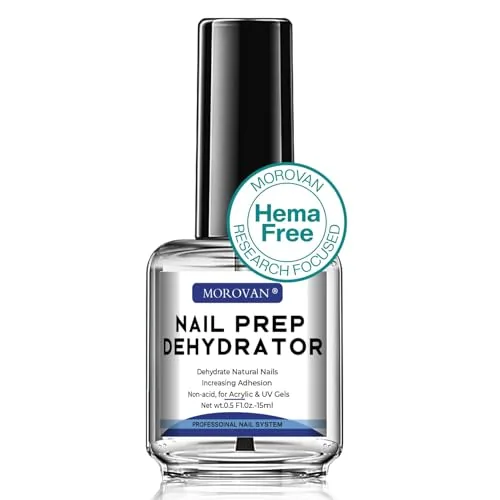 Morovan Acid-Free Nail Dehydrator Prep 0.5oz