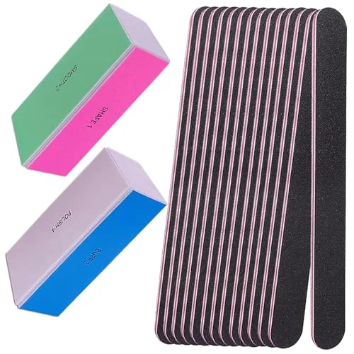 AhaTopia Nail File & Buffer Set 12-Piece Kit