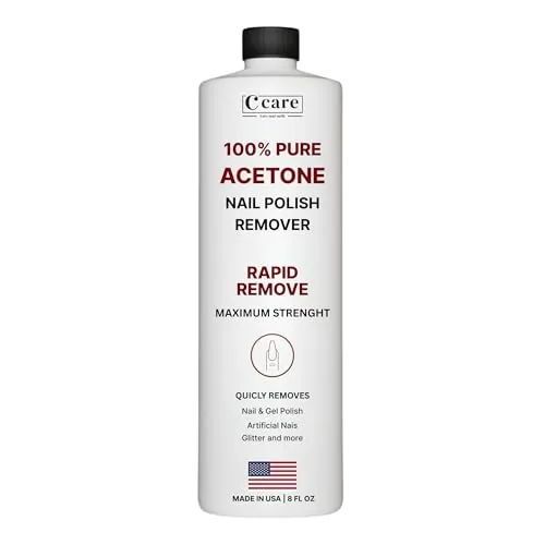 C CARE 100% Pure Acetone Remover 8 fl oz