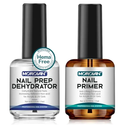 Morovan Nail Dehydrator and Acid-Free Primer Set