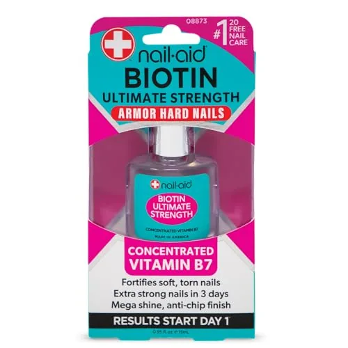 Nail-Aid Biotin Nail Strengthener - Vitamin B7 Treatment