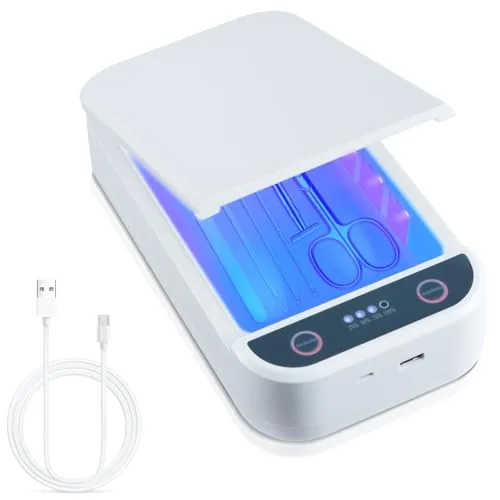 Soiiw USB Nail Tool Sterilizer Box 360-Degree UV