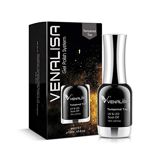 VENALISA 12ML No-Wipe Tempered Gel Top Coat