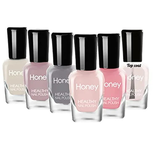 Tophany Water-Based Peel-Off Nail Polish Set 6 Pack