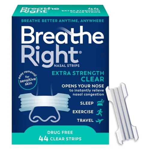 Breathe Right Extra Strength Clear Nasal Strips