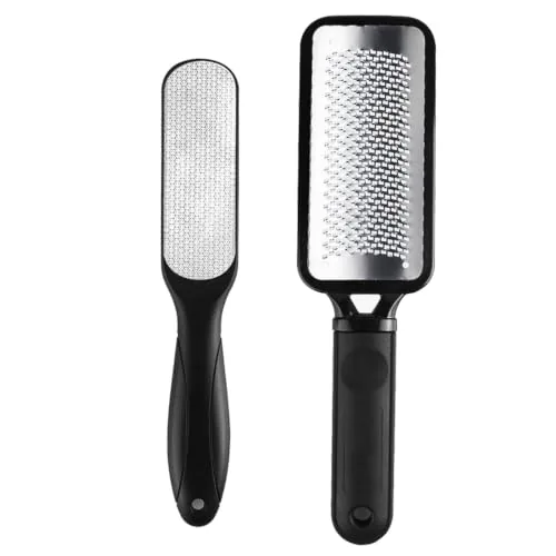 Fu Store Dual-Sided Stainless Steel Foot File 2-Pack