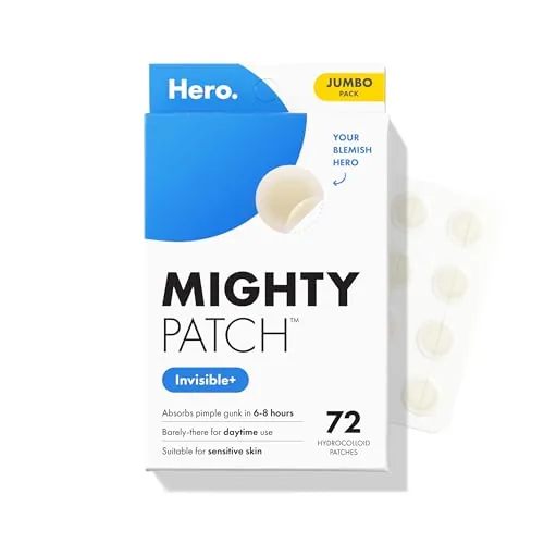 Mighty Patch Invisible+ Daytime Hydrocolloid Patch 72ct