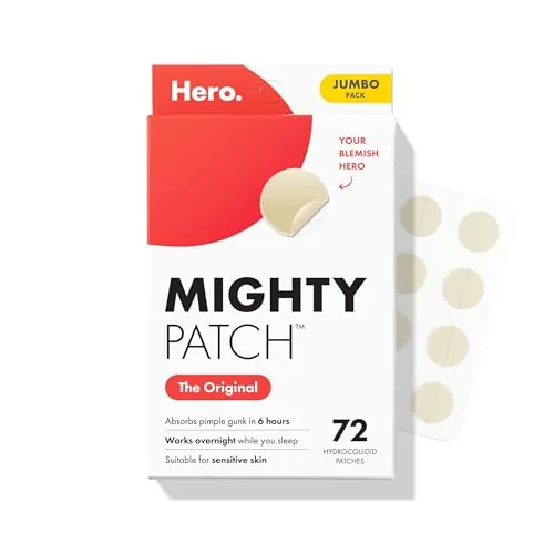 Mighty Patch Original Hydrocolloid Acne Patches 72ct