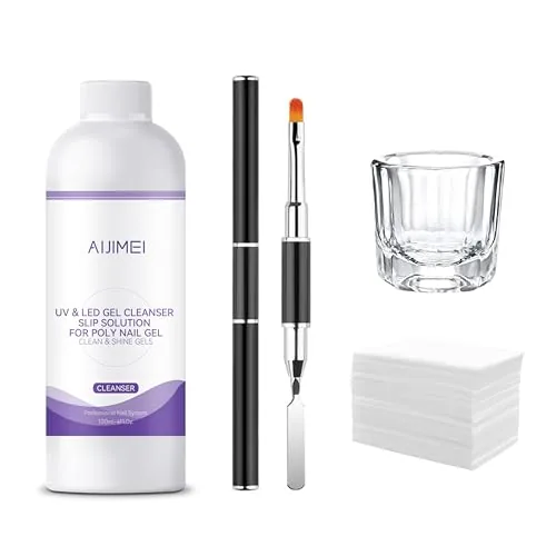 AIJIMEI Poly Gel Slip Solution 120ml Complete Kit