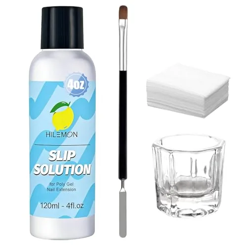 HiLemon Poly Gel Slip Solution Set 4oz with Tools