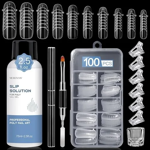 Morovan PolyGel Slip Solution Kit with Brush and Forms