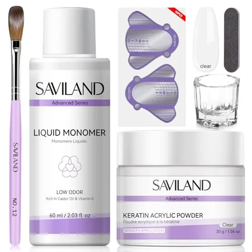 SAVILAND Acrylic Nail Kit MMA-Free Beginner Set