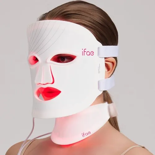 IFAE 396-LED Red Light Therapy Mask Face and Neck
