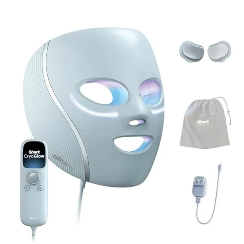 Shark CryoGlow LED Face Mask with Under-Eye Cooling