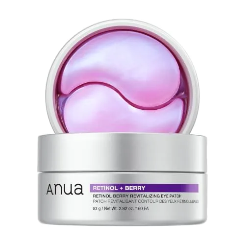 ANUA Retinol Berry Eye Patches 60ct Multi-Zone