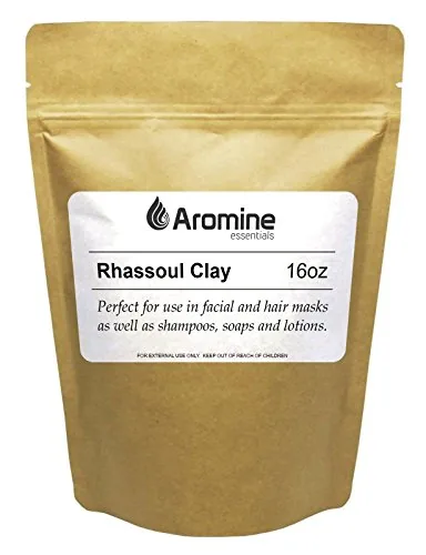 Aromine Rhassoul Clay Powder 16oz Unscented Skin & Hair