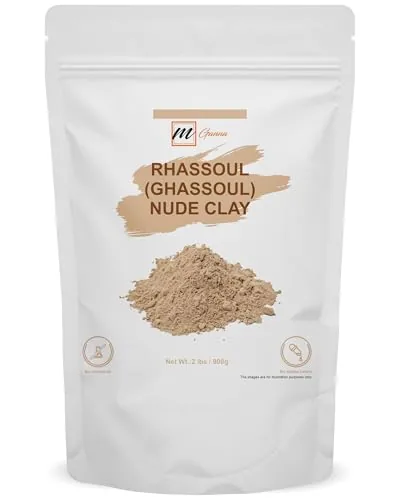mGanna Moroccan Rhassoul Clay Powder 2 LBS Bulk