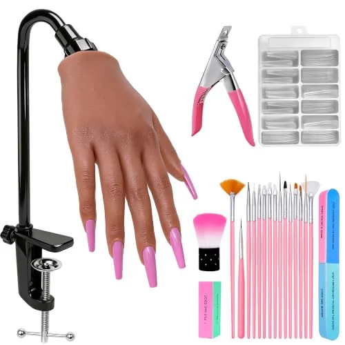 Veikmv Silicone Practice Hand with Flex Fingers
