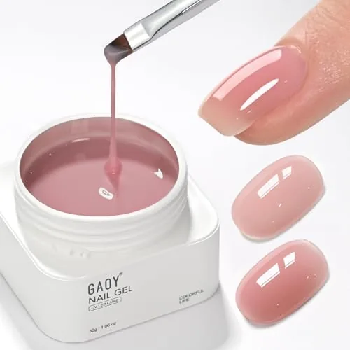 GAOY Rose Pink 4-in-1 Colored Builder Base 30g