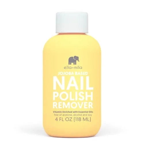 ella+mila Jojoba Non-Acetone Nail Polish Remover 4oz
